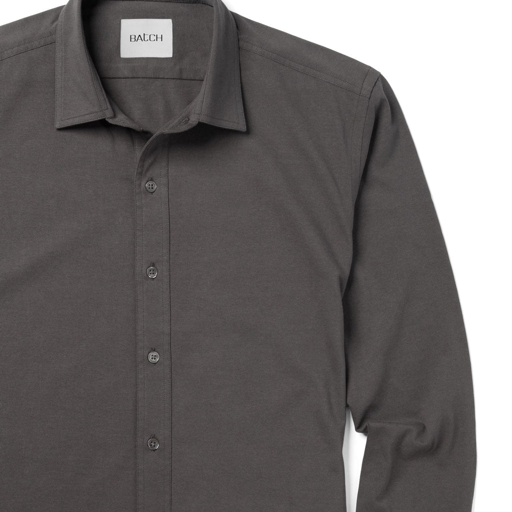 T-Shirt Shirt - Slate Gray Cotton Jersey
