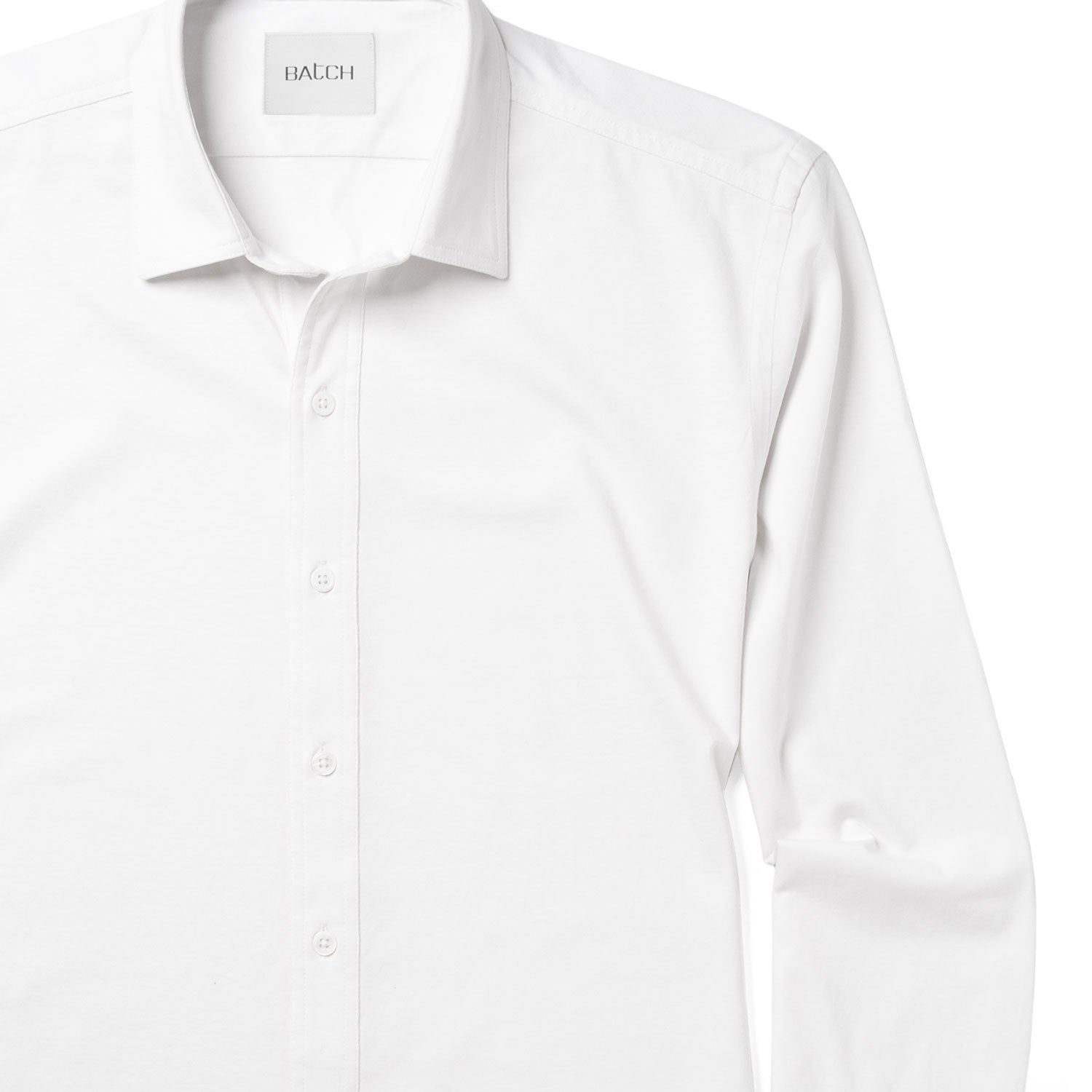 T-Shirt Shirt - Pure White Cotton Jersey