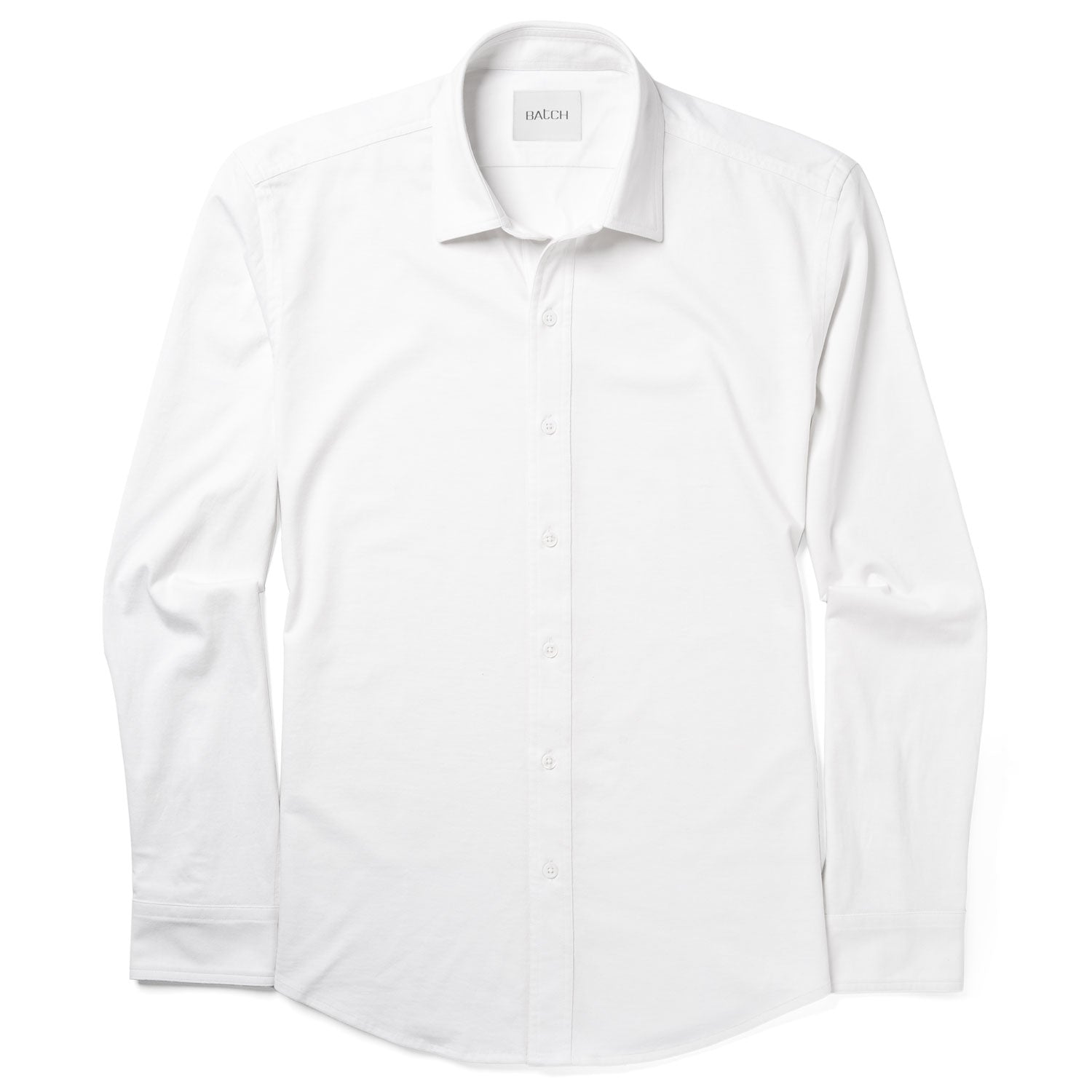 T-Shirt Shirt - Pure White Cotton Jersey