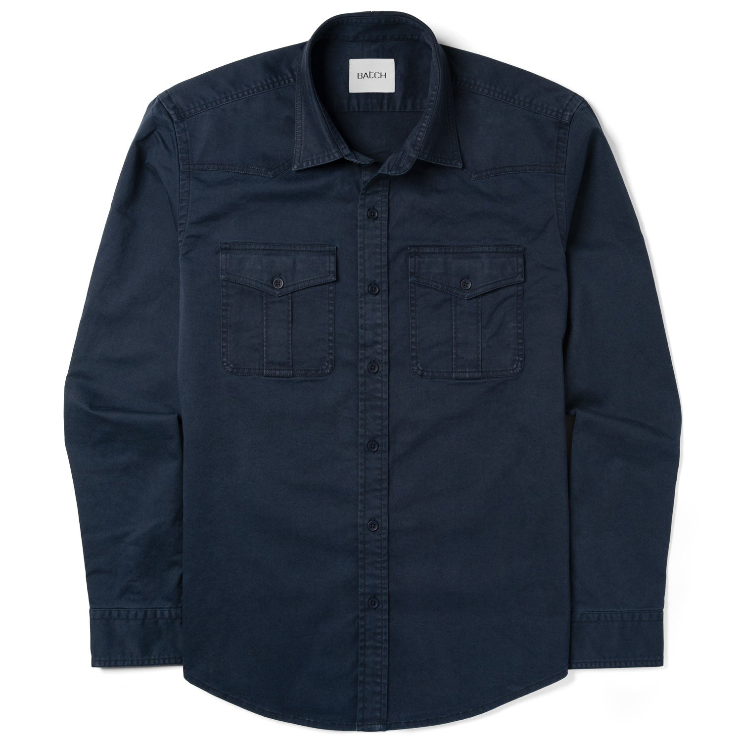 Maker Shirt Jacket – Navy Heavy Weight Cotton Twill