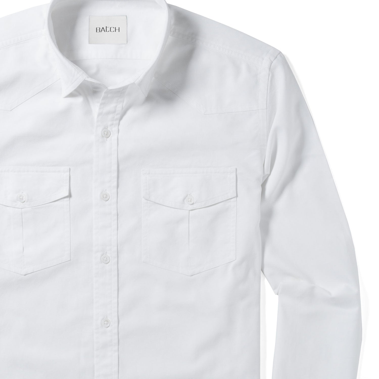 Maker Shirt – Clean White Cotton Oxford