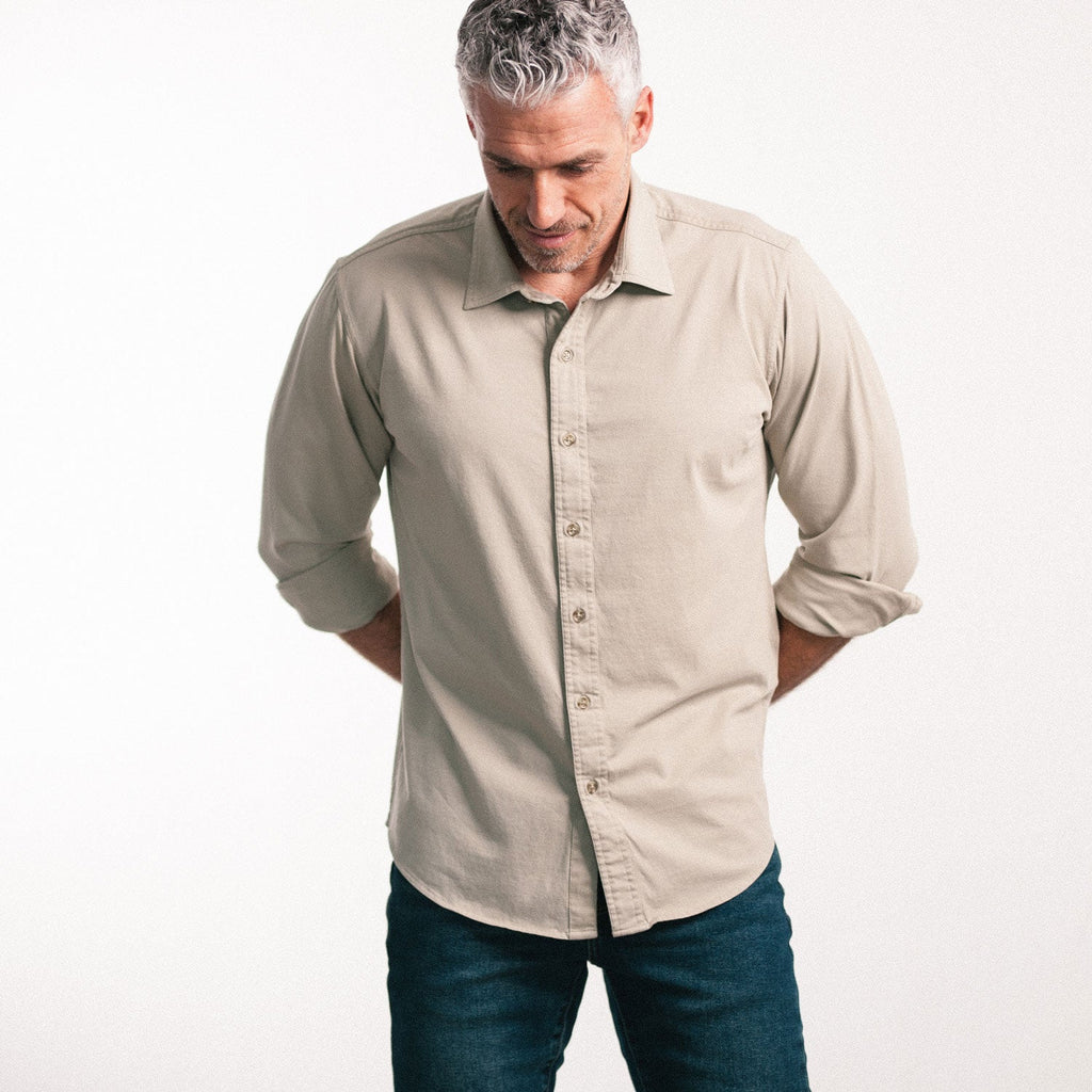 T-Shirt Shirt - Desert Sand Cotton Jersey