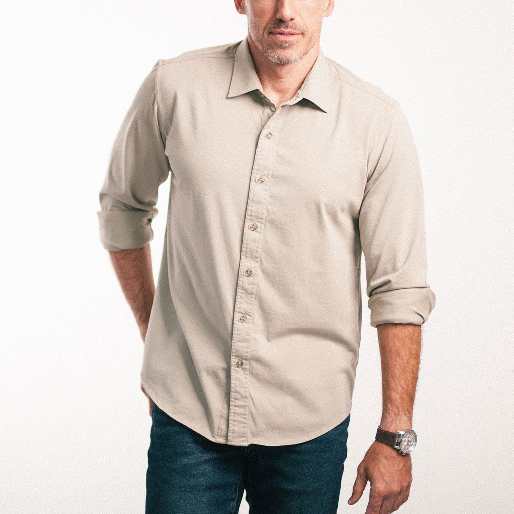 T-Shirt Shirt - Desert Sand Cotton Jersey