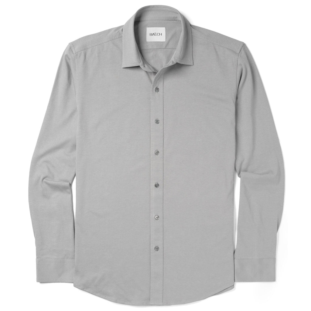 T-Shirt Shirt - Cement Gray Cotton Jersey